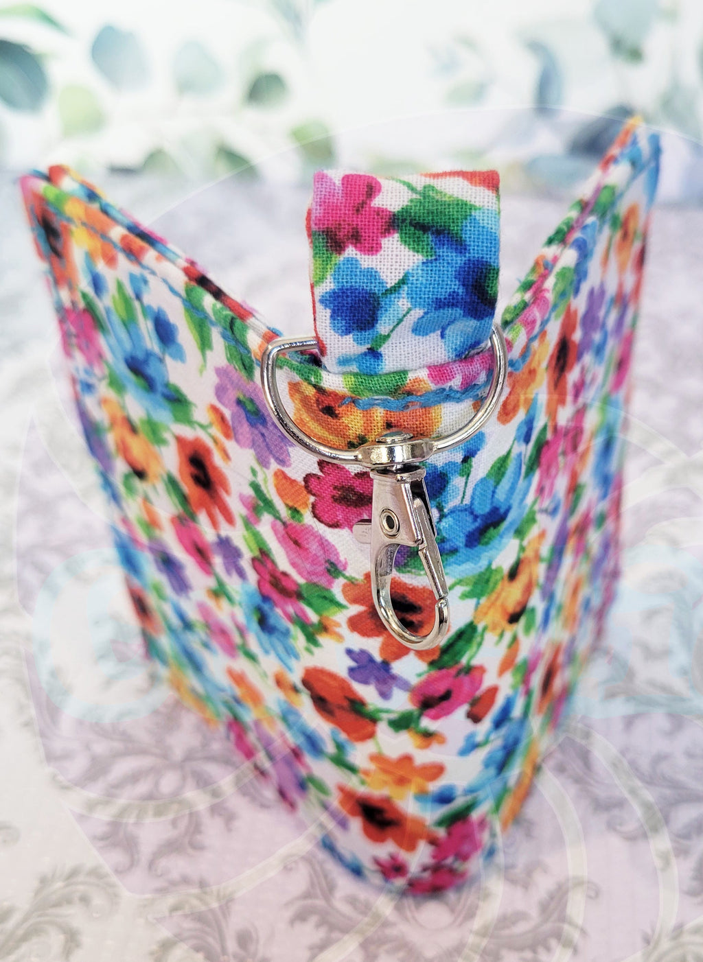 Watercolor Wild Flowers in the Javier Wallet Style